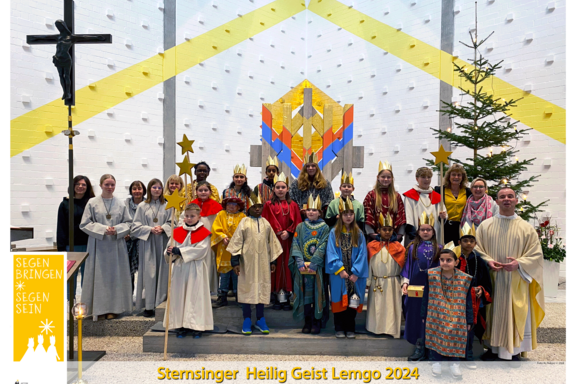 Sternsinger aus der Heilig Geist Gemeinde Lemgo