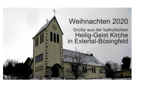 Grußbotschaft aus der Kirchengemeinde Heilig Geist in Extertal-Bösingfeld